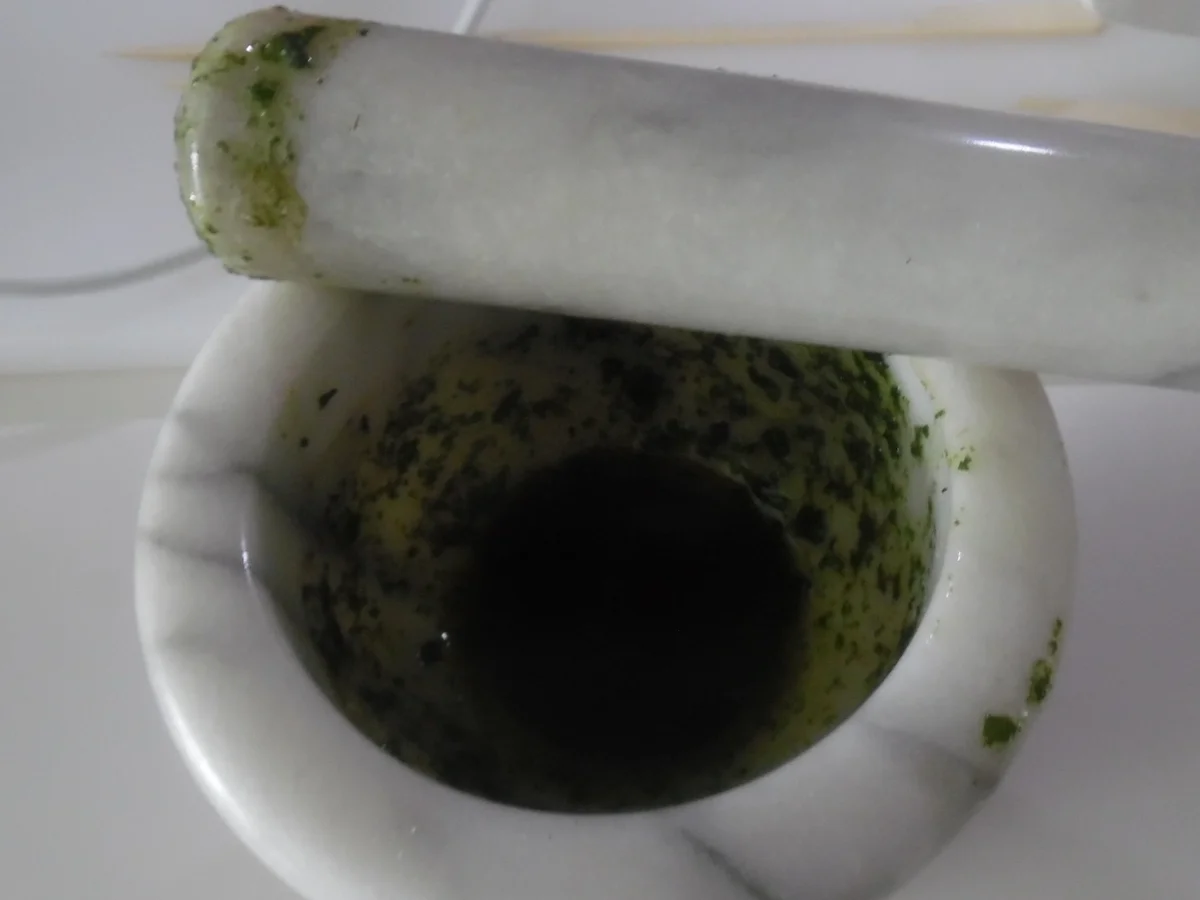 Kürbis-Orangen-Suppe mit Minzöl und Mozzarella-Spieß - Rezept - Bild Nr. 101