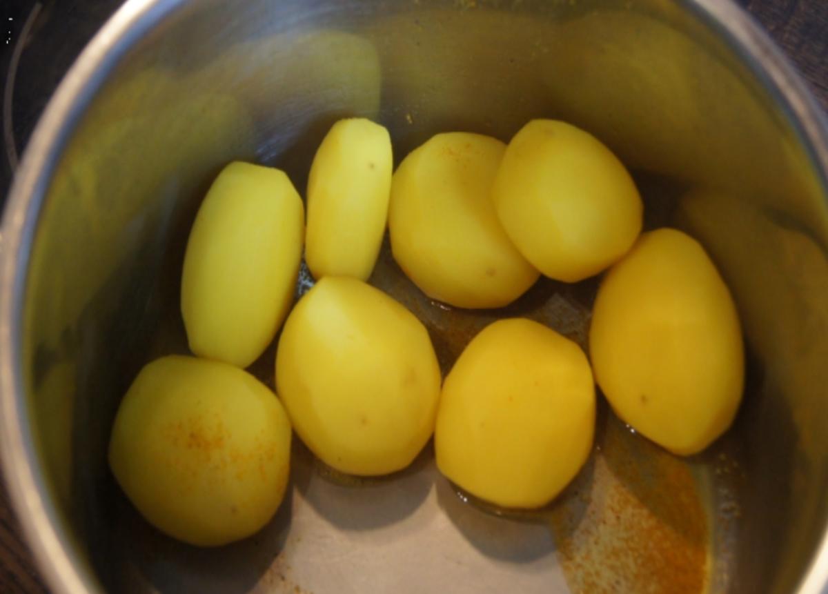 Spargel mit Riesengarnelenschwänzen und Currykartoffeln - Rezept - Bild Nr. 40
