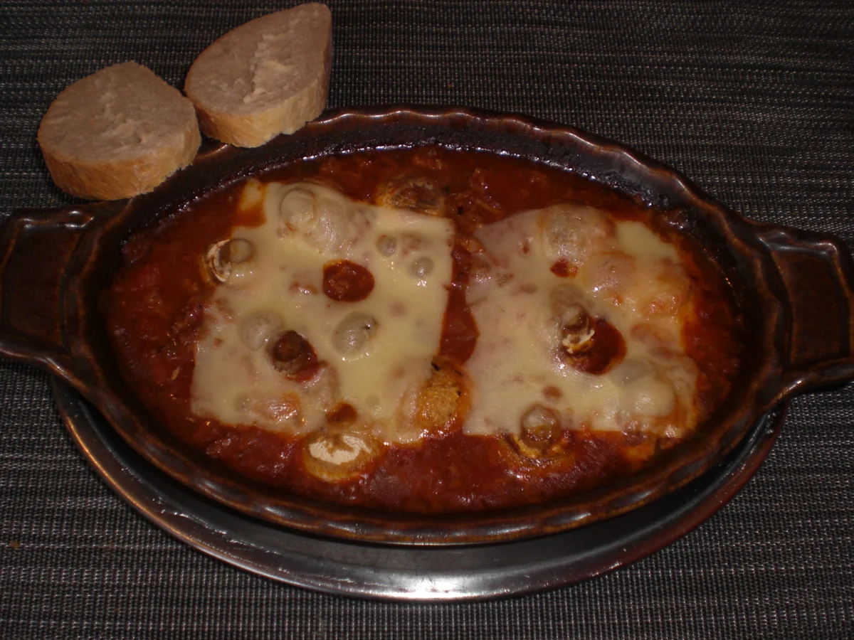 Rezept: Hackfleisch-Champignon-Pfännchen Bild Nr. 88 Hackfleisch-Champignon-Pfännchen - Rezept - Bild Nr. 88