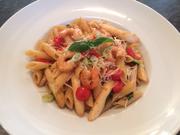 Penne rigate mit gebratenem Spargel und Riesengarnelen - Rezept - Bild Nr. 86