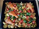 Hähnchenfleisch auf Ofengemüse mit Salbei und Basilikum - Rezept - Bild Nr. 53