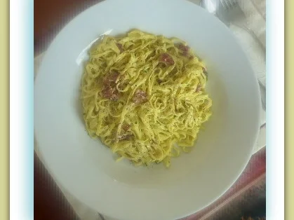 Rezept: Fettuccini mit Zitronen-Carbonara Bild Nr. 56 Fettuccini mit Zitronen-Carbonara - Rezept - Bild Nr. 56