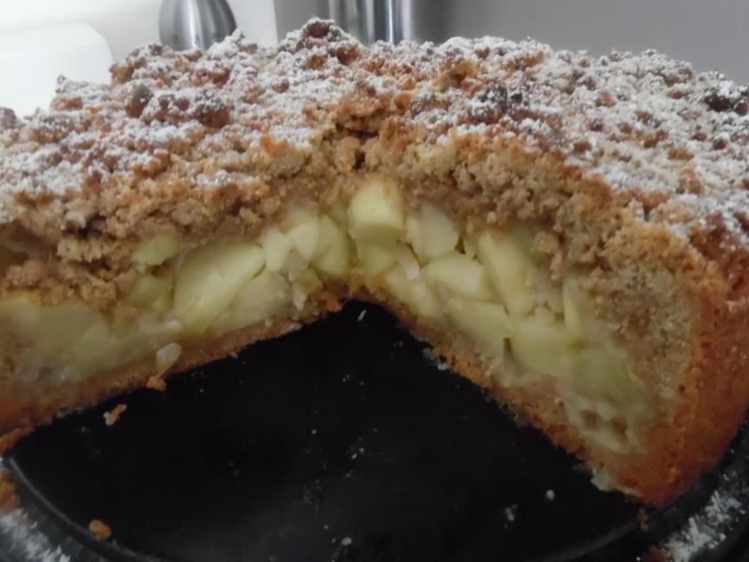 Blitz Apfelkuchen aus Streuselteig - einfach - von barbara62
