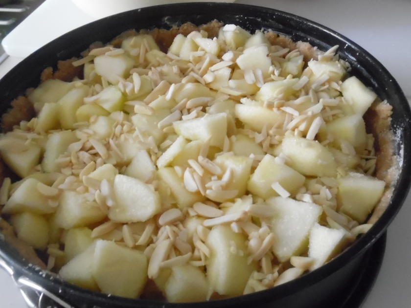 Blitz Apfelkuchen aus Streuselteig - einfach - von barbara62