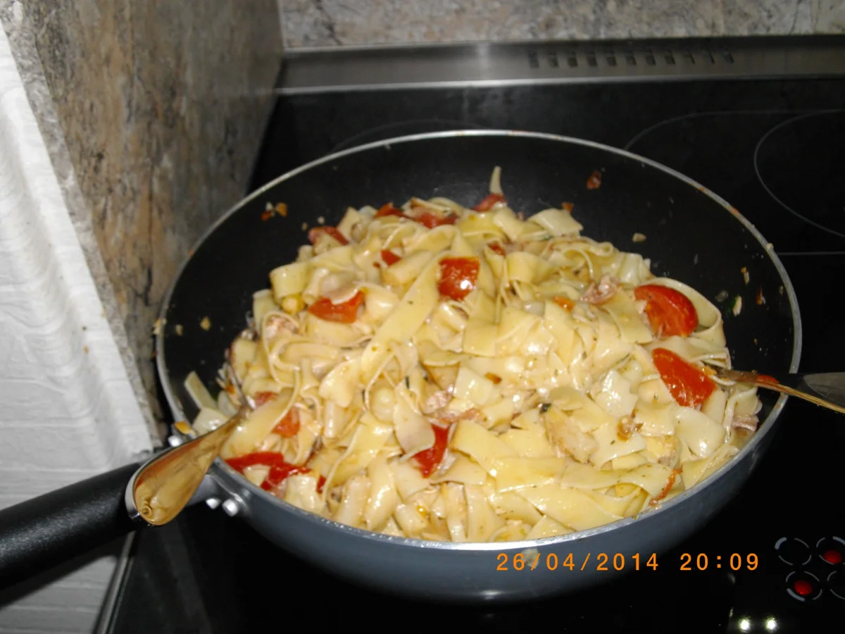 Sonnige Pasta Spargel Pfanne - Rezept - Bild Nr. 95