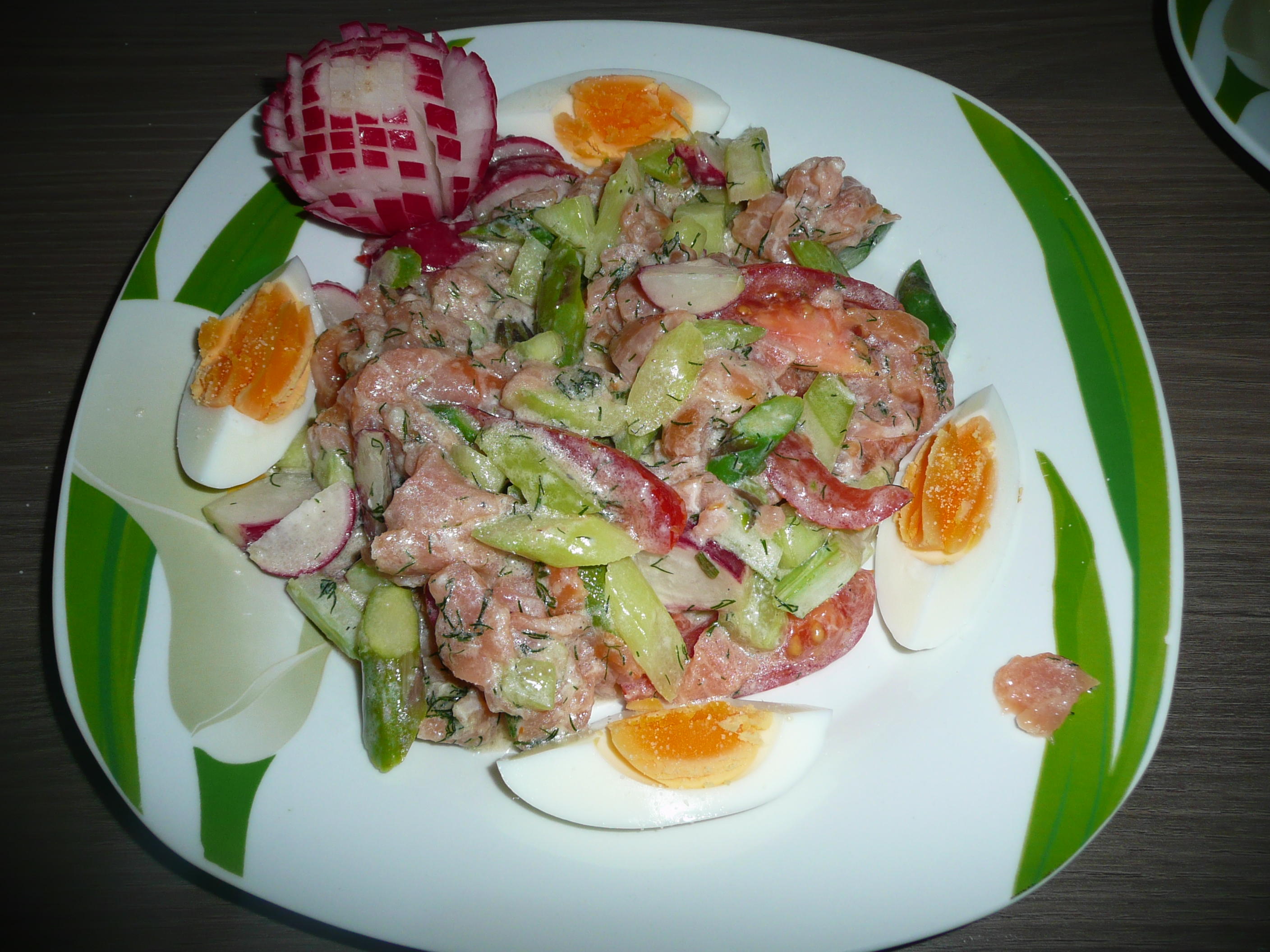 Bilder für Lachs - Spargel -Salat - Rezept