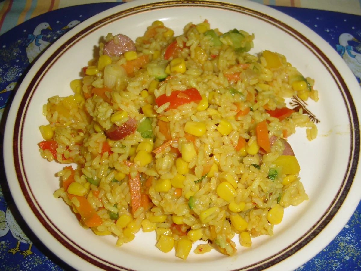 Rezept: Gemischte Reispfanne Bild Nr. 75 Gemischte Reispfanne - Rezept - Bild Nr. 75