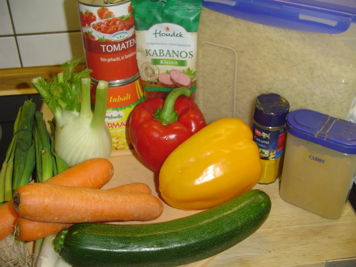 Rezept: Gemischte Reispfanne Bild Nr. 76 Gemischte Reispfanne - Rezept - Bild Nr. 76