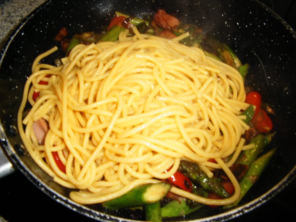 Linguine mit grünen Spargel - Rezept - Bild Nr. 85