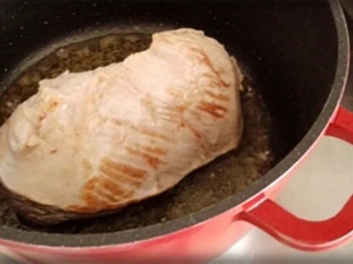 Saftiger Kalbsbraten mit Kartoffelklöße in einer feinen Bratensauce - Rezept - Bild Nr. 96