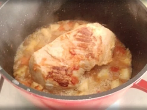 Saftiger Kalbsbraten mit Kartoffelklöße in einer feinen Bratensauce - Rezept - Bild Nr. 92