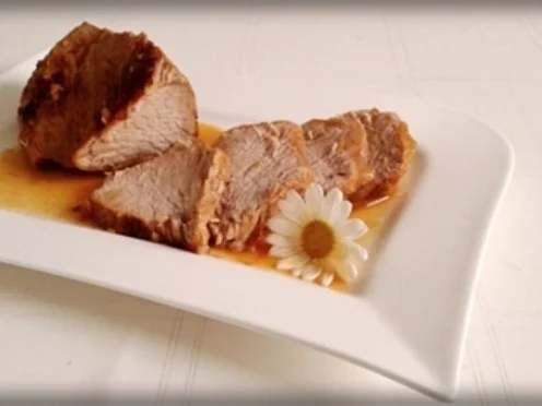 Saftiger Kalbsbraten mit Kartoffelklöße in einer feinen Bratensauce - Rezept - Bild Nr. 92