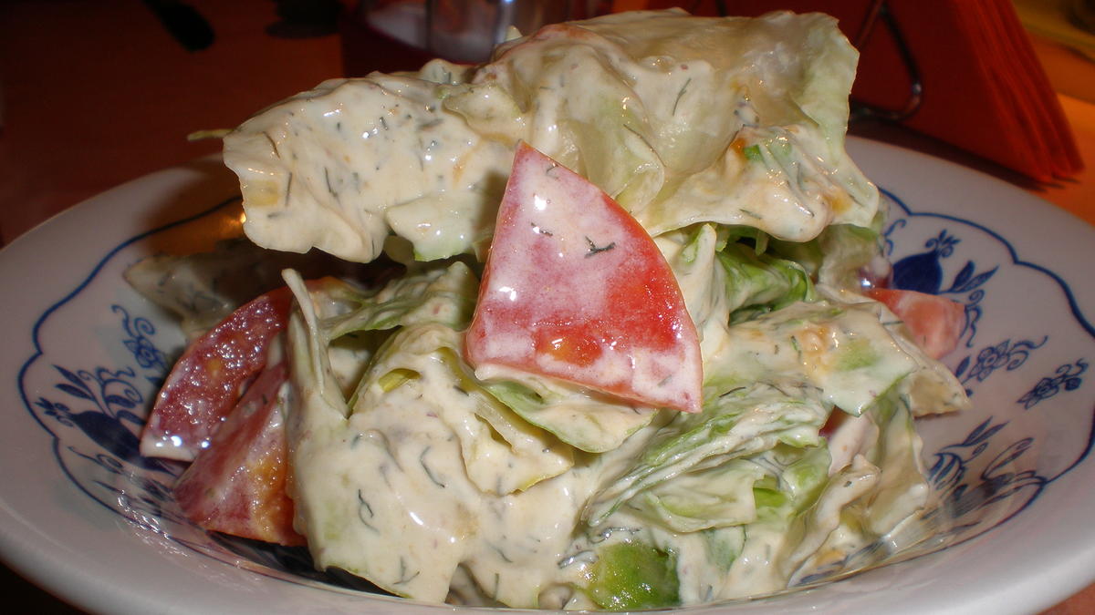 Salat mit Senf-Dill-Sauce - Rezept - Bild Nr. 82