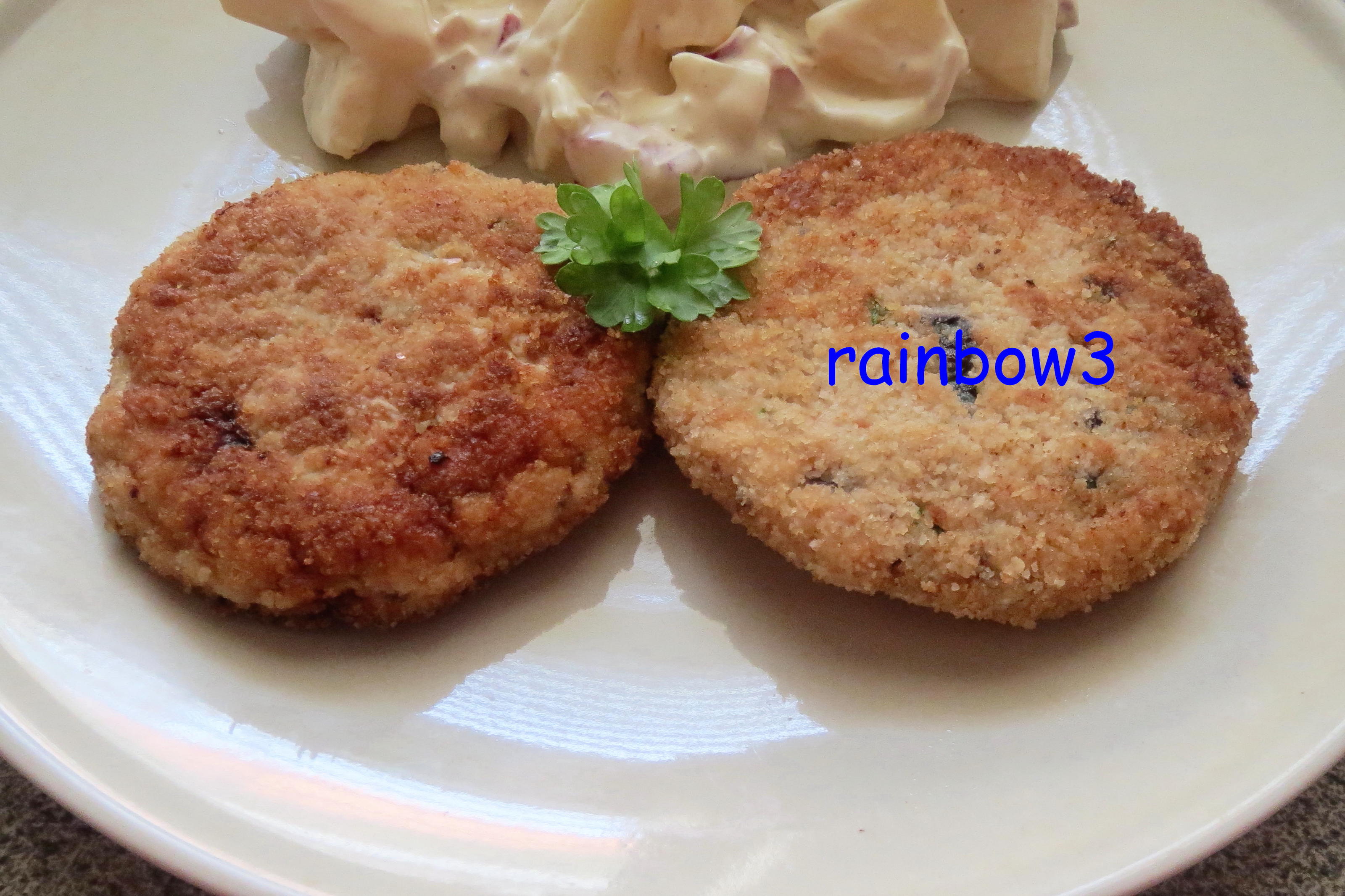Kochen: Lachs-Frikadellen mit Kartoffeln - Rezept von rainbow3 | Hier ...