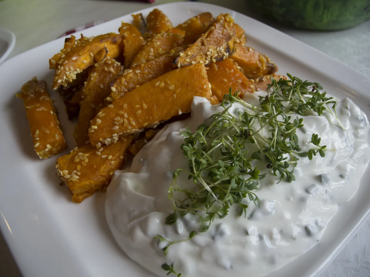 Süßkartoffeln mit Kräuterquark - Rezept - Bild Nr. 92