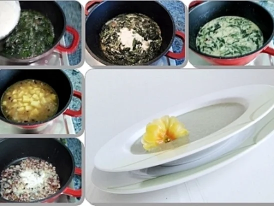 Rezept: Cremige Bärlauch -Mangold-Suppe Bild Nr. 101 Cremige Bärlauch -Mangold-Suppe - Rezept - Bild Nr. 101