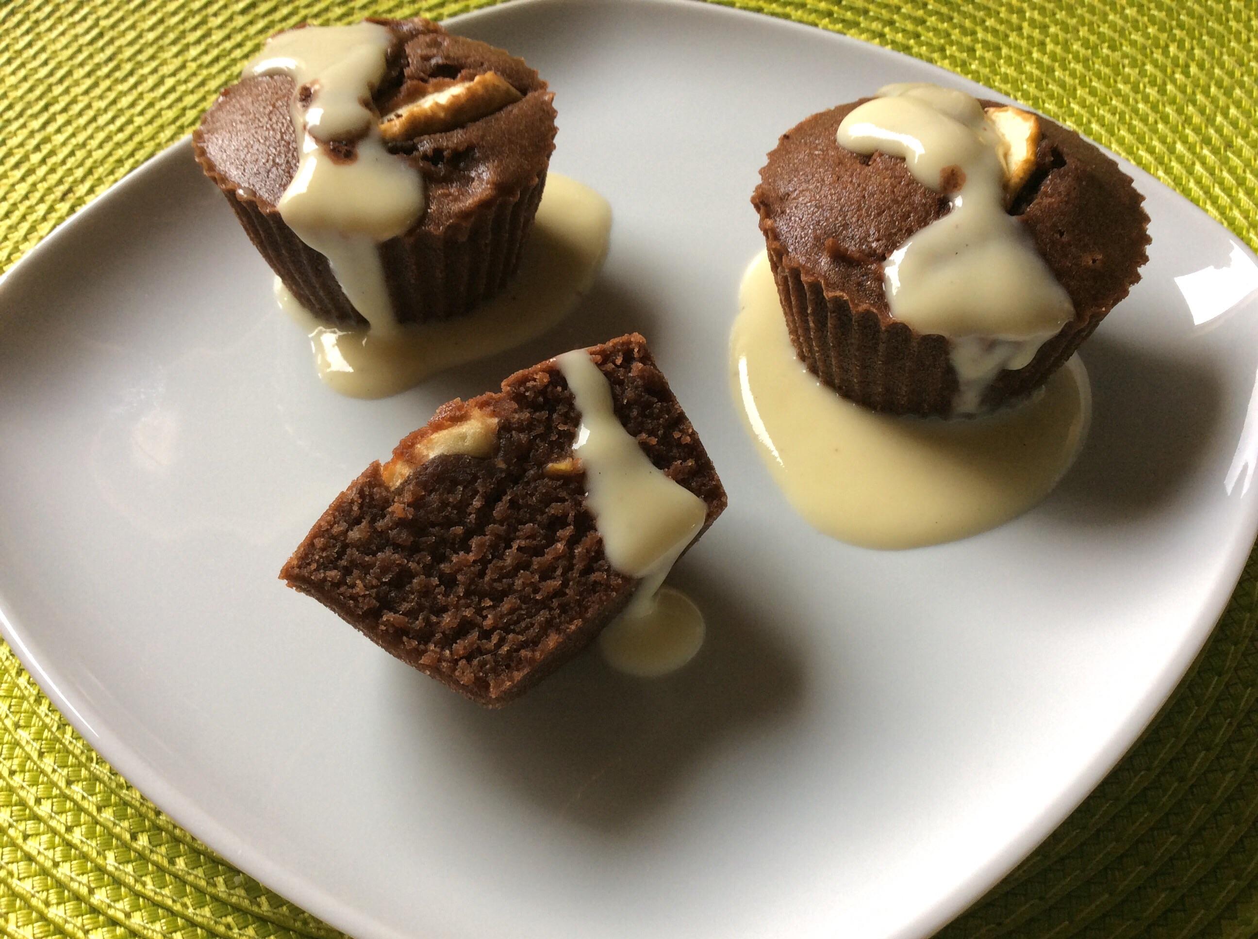 Bilder für Schoko-Apfel-Erdmandel-Muffins - Rezept