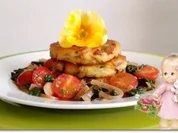 Kartoffel-Mangold  Frikadellen  an Mangold-Tomaten Salat - Rezept - Bild Nr. 93