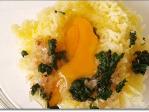 Kartoffel-Mangold  Frikadellen  an Mangold-Tomaten Salat - Rezept - Bild Nr. 93