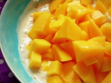 Frühstück: Gesunder Mango-Joghurt mit Leinöl und Chia Samen - Rezept - Bild Nr. 40
