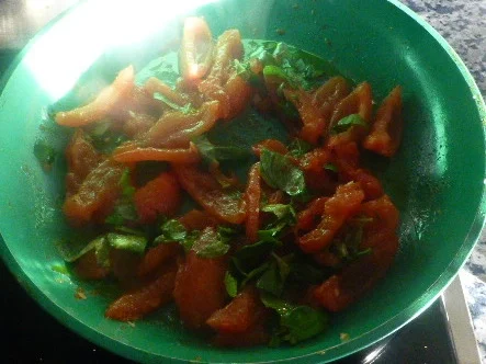 Zander mit geschmolzenen Tomaten und Buttermilchschaum - Rezept - Bild Nr. 49