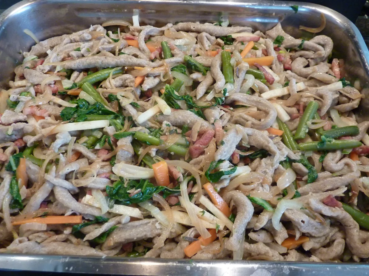 Bündner Pizokel mit Gemüse - Rezept - Bild Nr. 71