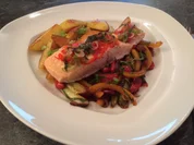 Mediterranes Lachsfilet auf Balsamicogemüse - Rezept - Bild Nr. 63