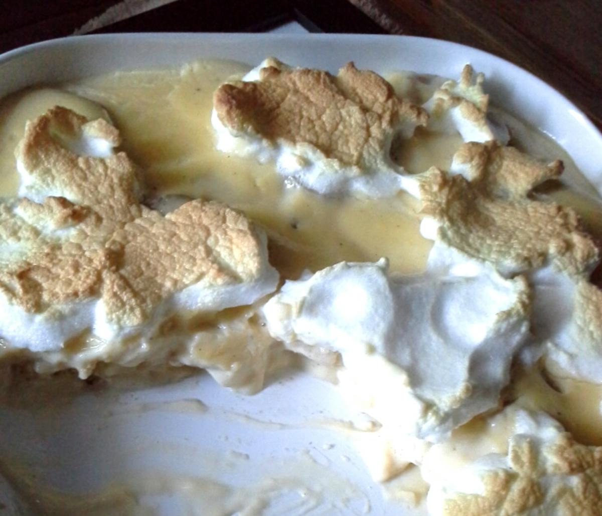 Bilder für Bananen-Biskuit-Pudding - Rezept