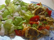 Geröstete Maultaschen mit Grilltomaten und Käse - Rezept - Bild Nr. 70