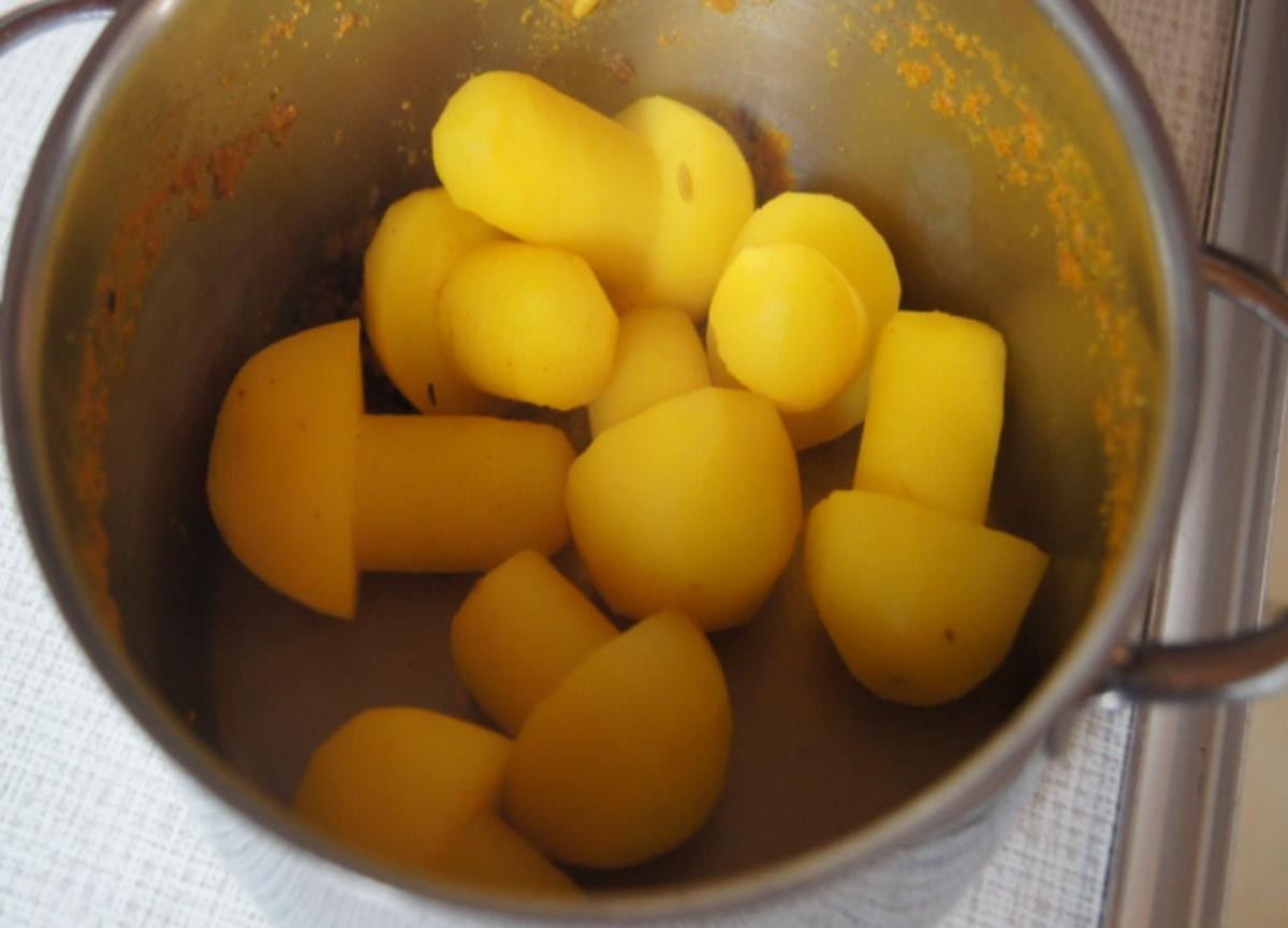 Spargel mit Putenschnitzel und Curry-Kartoffelpilzen - Rezept - Bild Nr. 75