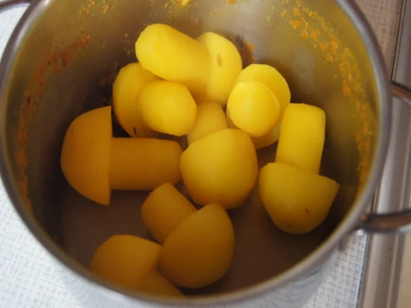 Spargel mit Putenschnitzel und Curry-Kartoffelpilzen - Rezept - Bild Nr. 75