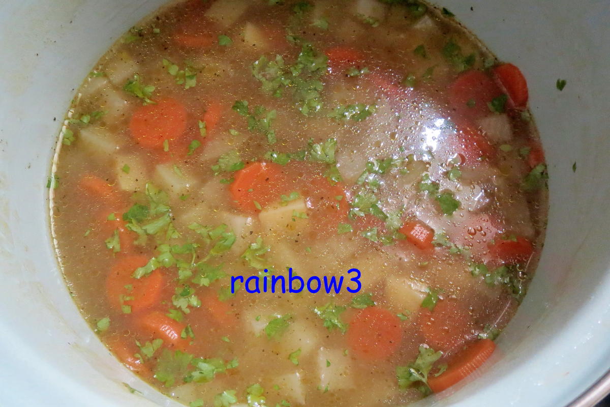 Kochen: Einfache Gemüsesuppe - Rezept - Bild Nr. 71