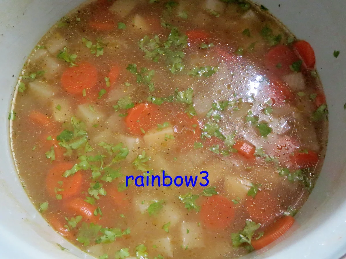 Kochen: Einfache Gemüsesuppe - Rezept - Bild Nr. 71