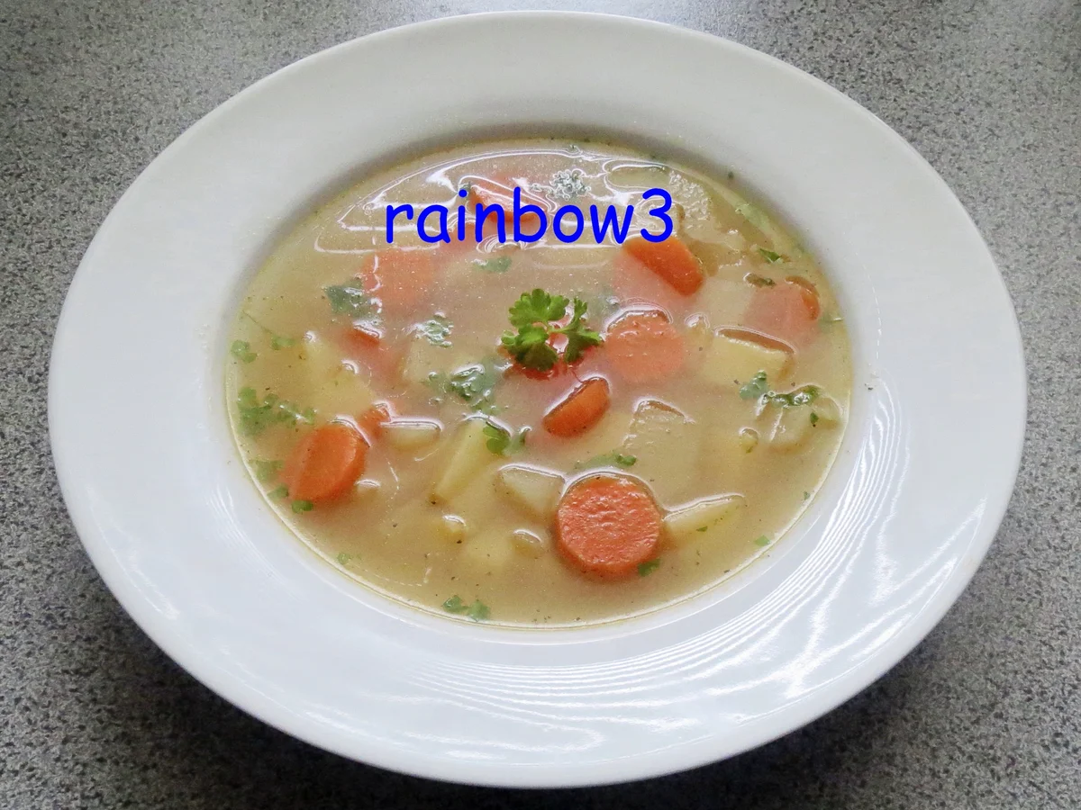 Kochen: Einfache Gemüsesuppe - Rezept - Bild Nr. 72