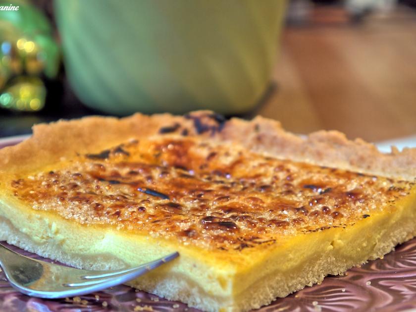 Rhabarber-Creme-Brulee-Tarte - Rezept mit Bild - kochbar.de