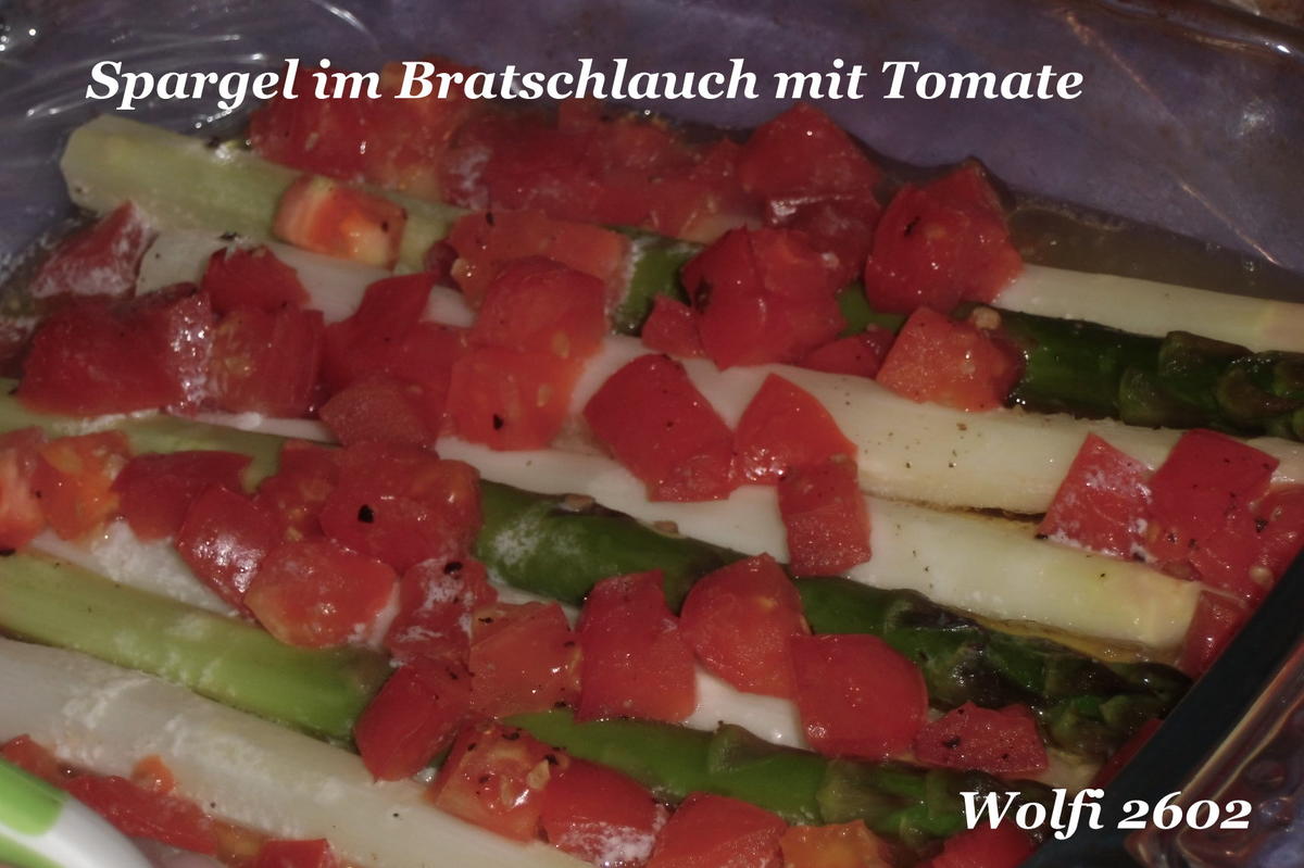 Gemüse : Spargel mit Fleischtomate im Bratschlauch - Rezept - Bild Nr. 29