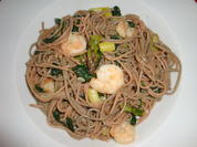 Hanf & Dinkel Spaghetti mit grünem Spargel frischem Spinat und Garnelen - Rezept - Bild Nr. 29