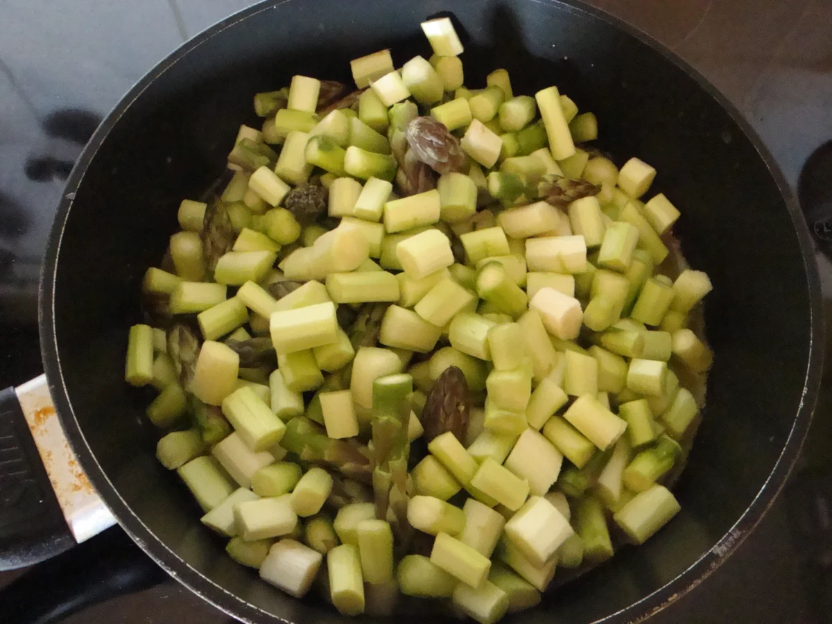 Hanf & Dinkel Spaghetti mit grünem Spargel frischem Spinat und Garnelen - Rezept - Bild Nr. 30