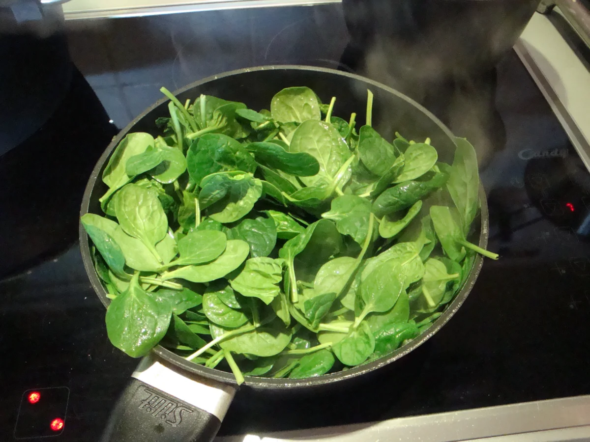 Hanf & Dinkel Spaghetti mit grünem Spargel frischem Spinat und Garnelen - Rezept - Bild Nr. 32