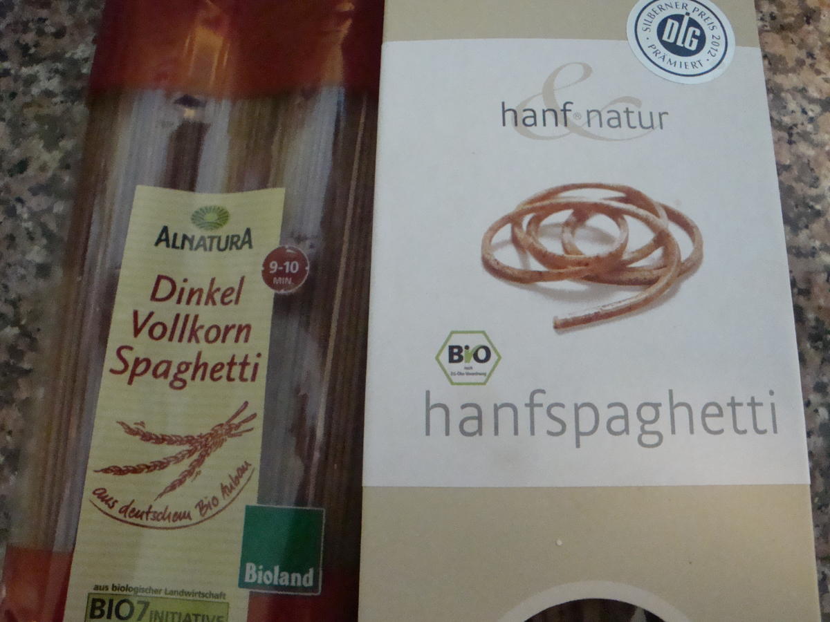 Hanf & Dinkel Spaghetti mit grünem Spargel frischem Spinat und Garnelen - Rezept - Bild Nr. 30