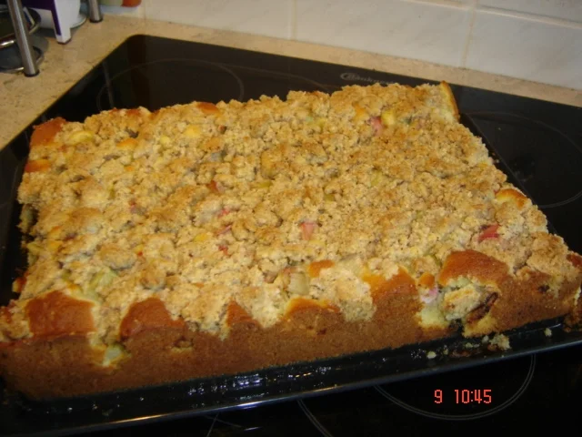 Rezept: Rhaberberkuchen mit Mandelstreusel Bild Nr. 11 Rhaberberkuchen mit Mandelstreusel - Rezept - Bild Nr. 11