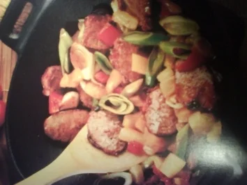 Rezept: süss-sauer gelauntes Schweinefilet süss-sauer gelauntes Schweinefilet - Rezept