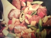 süss-sauer gelauntes Schweinefilet - Rezept