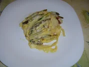 Grüner Spargel an Bandnudeln mit Seranoschinken und Hollandais - Rezept - Bild Nr. 29