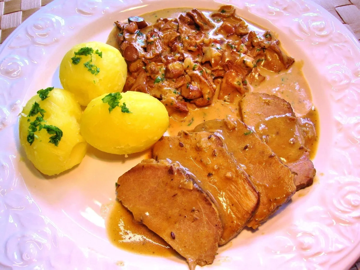 Pfifferlinge mit Schweinebraten ... - Rezept - Bild Nr. 32
