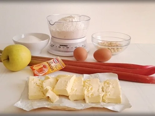 Rhabarber-Apfel-Mandel-Streuselkuchen - Rezept - Bild Nr. 31