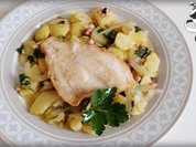 Gebratene Scholle  auf  bayerischem Kartoffelsalat - Rezept - Bild Nr. 23