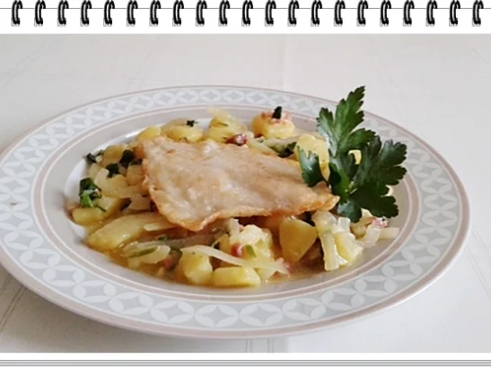 Gebratene Scholle  auf  bayerischem Kartoffelsalat - Rezept - Bild Nr. 24