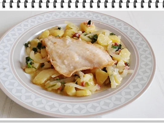 Gebratene Scholle  auf  bayerischem Kartoffelsalat - Rezept - Bild Nr. 38