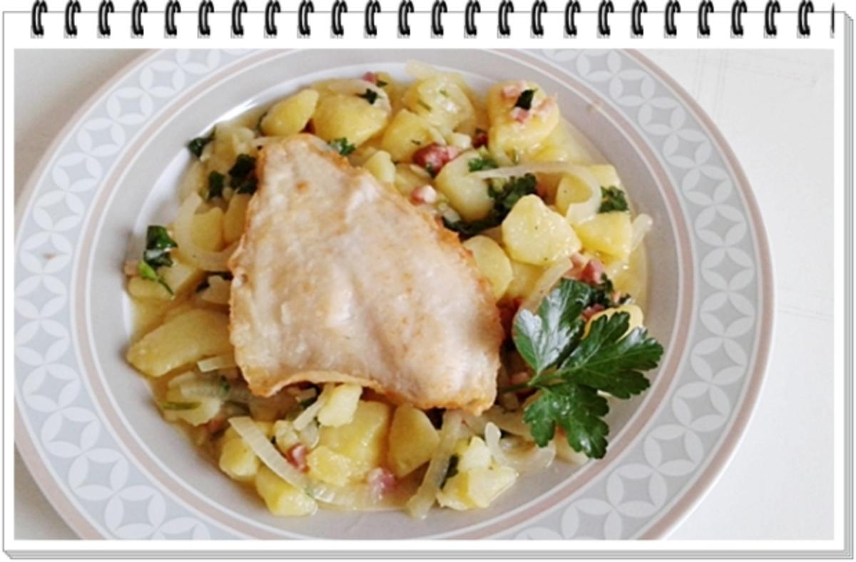 Gebratene Scholle  auf  bayerischem Kartoffelsalat - Rezept - Bild Nr. 40